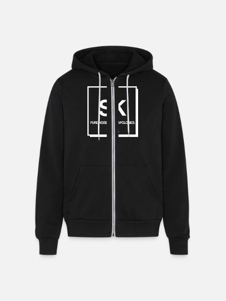 666 S-k Element - Unisex Full Zip Hoodie - black