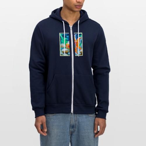 Elegant Aquarium Pet Fish - Unisex Full Zip Hoodie