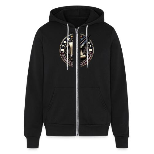 Certified Dad Pun Dispenser T Shirt - Unisex Full Zip Hoodie