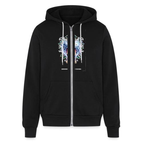 Imbolc Candle Veil T-Shirt | Veiled Rebirth - Unisex Full Zip Hoodie