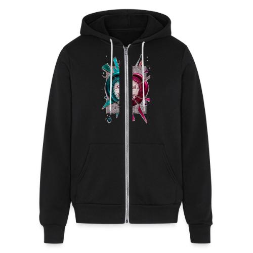 Sealed with a Kiss-Off T-Shirt - Unisex Full Zip Hoodie
