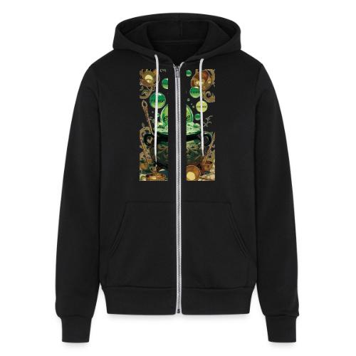 Emerald Excuses Cauldron Graphic Tee - Unisex Full Zip Hoodie