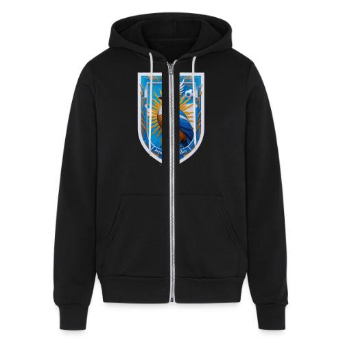 Argentina Hornero Pride T Shirt, Football Gift - Unisex Full Zip Hoodie