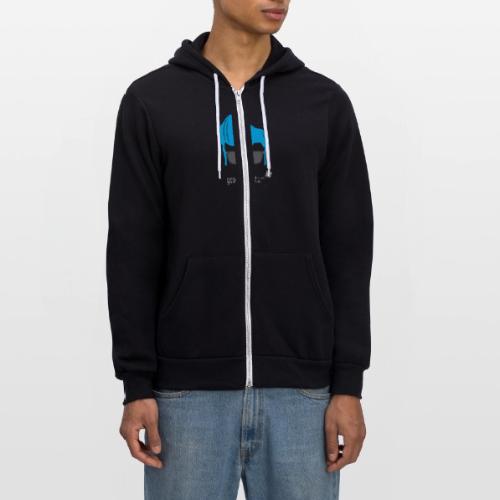Geo Rockstar (him) - Unisex Full Zip Hoodie