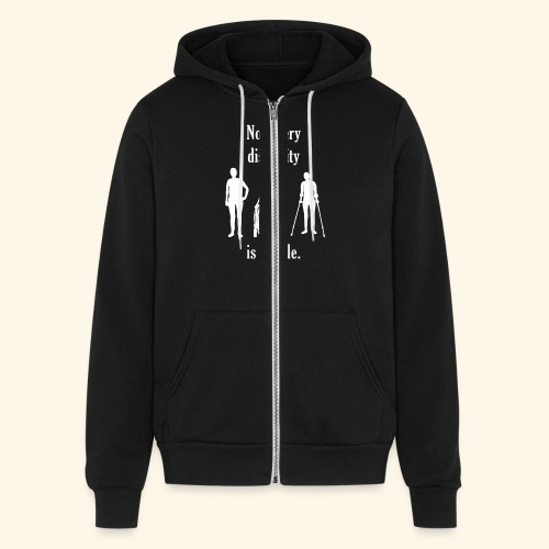 Not Every Disability is Visible - Bella + Canvas Unisex Full Zip Hoodie