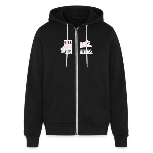 The Heartbeat of America - Unisex Full Zip Hoodie