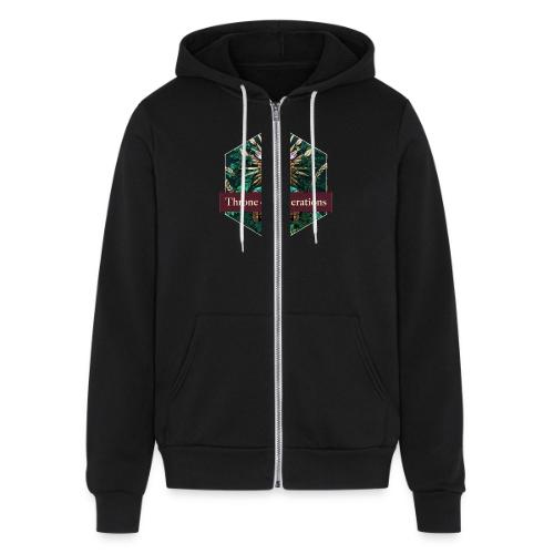 Women’s Day Vine Throne T Shirt, Gift for Grandma - Unisex Full Zip Hoodie