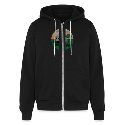 Hitching A Ride - Bella + Canvas Unisex Full Zip Hoodie