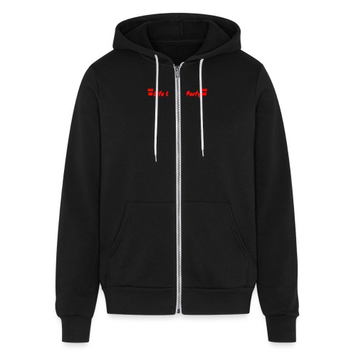 life of the party - Bella + Canvas Unisex Full Zip Hoodie