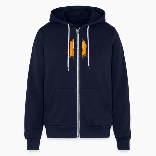 palnoch cyberpunk human head artwork - Unisex Full Zip Hoodie