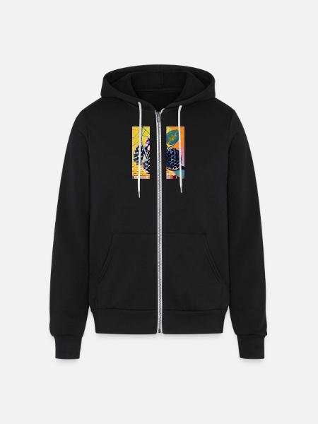 So fruity - Unisex Full Zip Hoodie - black