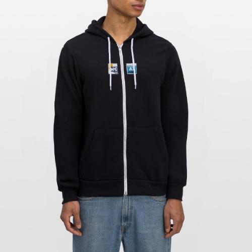 NCRA & AI logo with tagline - Unisex Full Zip Hoodie