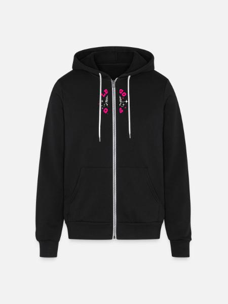 Let's Go Girls - Unisex Full Zip Hoodie - black