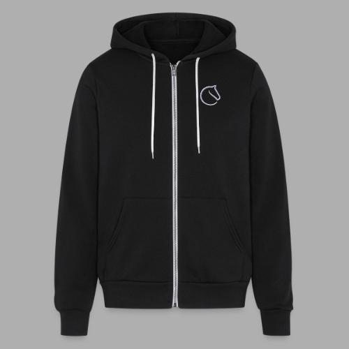 embroidered logo - Unisex Full Zip Hoodie