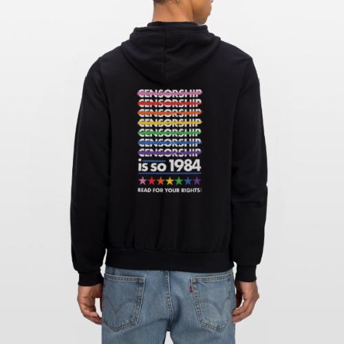 Censorship Is So 1984 (Rainbow) - Unisex Full Zip Hoodie