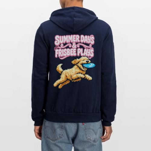 Summer Days & Frisbee Plays - Unisex Full Zip Hoodie