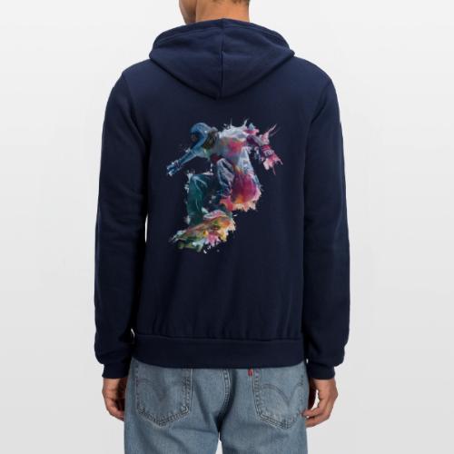 Skateboarding: Ride the Colors - Unisex Full Zip Hoodie