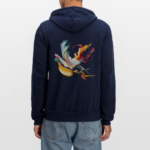 Abstract Chaos - Unisex Full Zip Hoodie