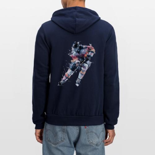 Hockey: Frozen Motion - Unisex Full Zip Hoodie