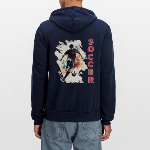 Soccer Blaze - Unisex Full Zip Hoodie
