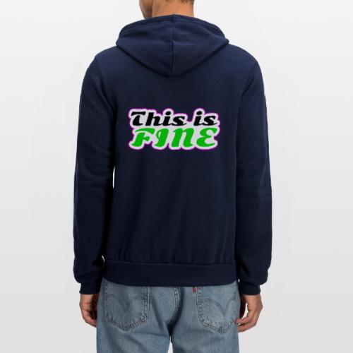 This Is Fine Balance - Unisex Full Zip Hoodie