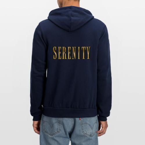 Serenity in Gold - Unisex Full Zip Hoodie