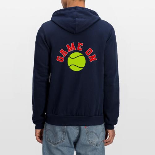 Game On Tennis - Unisex Full Zip Hoodie