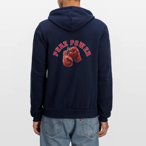 Boxing: Pure Power Punch - Unisex Full Zip Hoodie