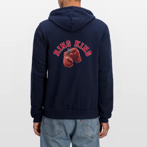 Boxing: Ring King Glory - Unisex Full Zip Hoodie