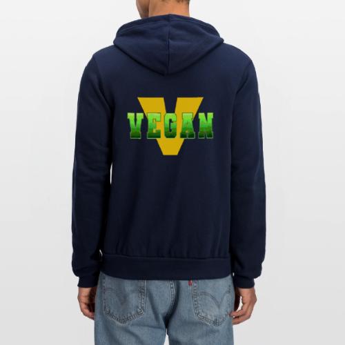 Vegan Energy V - Unisex Full Zip Hoodie