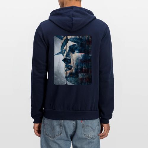 USA: Urban Liberty Triptych - Unisex Full Zip Hoodie