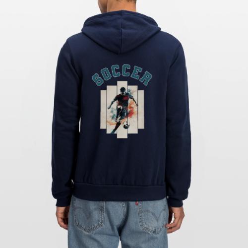 Soccer Mode On - Unisex Full Zip Hoodie