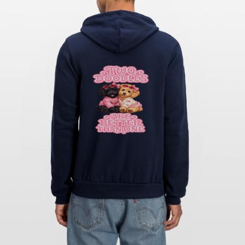 Two Doodles Are Better Than One - Unisex Full Zip Hoodie