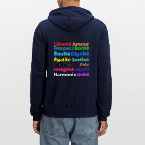 Words of Light - Unisex Full Zip Hoodie