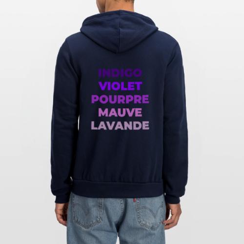 Shades of purple - Unisex Full Zip Hoodie