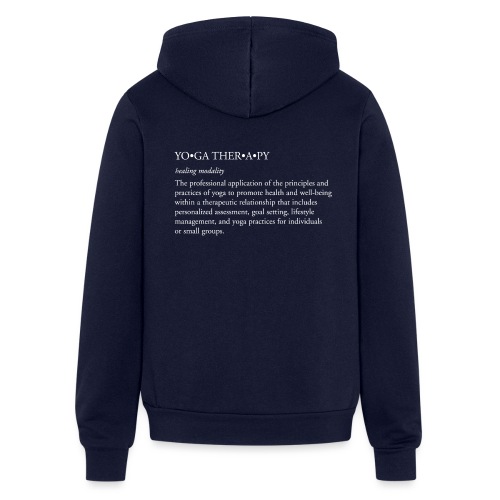 IAYT & Yoga Therapy Definition - Bella + Canvas Unisex Full Zip Hoodie