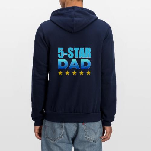 Five Stars Dad - Unisex Full Zip Hoodie