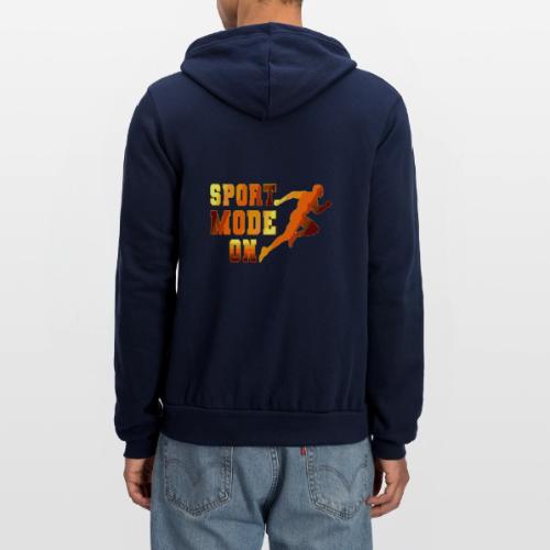 Sport Mode On - Unisex Full Zip Hoodie