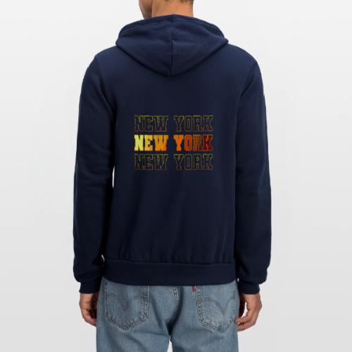 New York Varsity Echo - Unisex Full Zip Hoodie