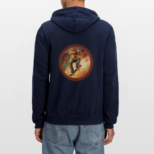 Skateboarding Mode On - Unisex Full Zip Hoodie