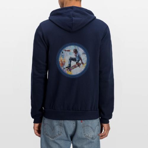 Skateboarding Universe - Unisex Full Zip Hoodie
