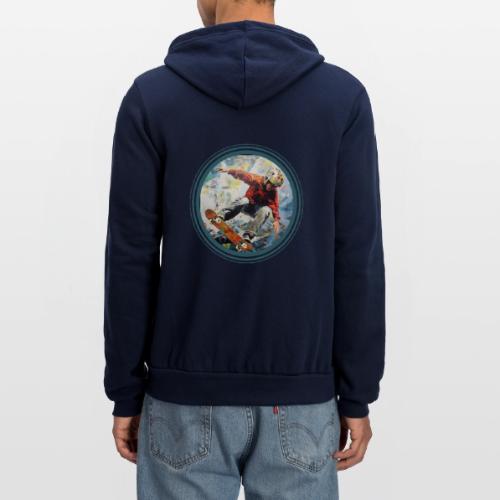 Skateboarding Fuel - Unisex Full Zip Hoodie