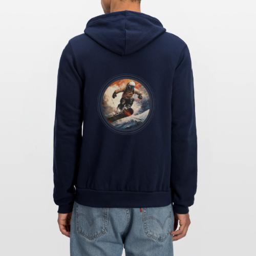 Snowboarding Elevation - Unisex Full Zip Hoodie