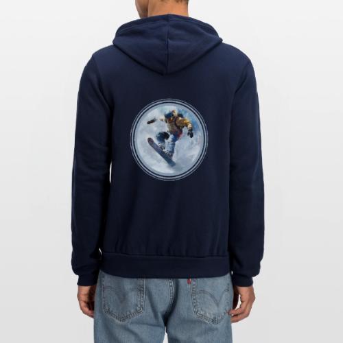 Snowboarding Life - Unisex Full Zip Hoodie