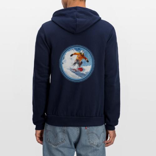 Snowboarding Edge - Unisex Full Zip Hoodie