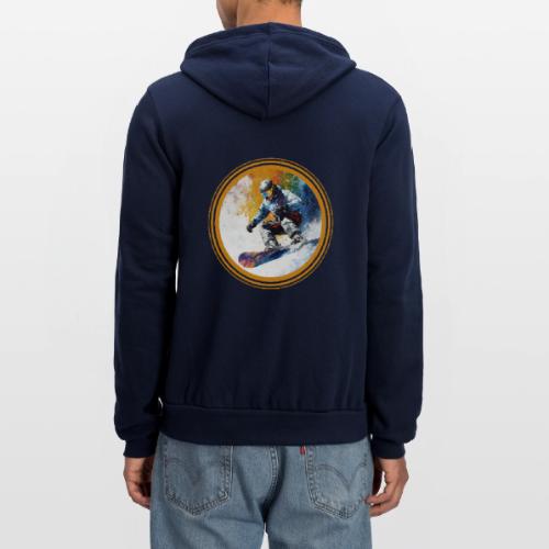 Snowboarding Dreams - Unisex Full Zip Hoodie