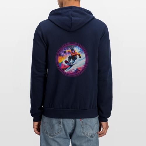 Snowboarding Spirit - Unisex Full Zip Hoodie