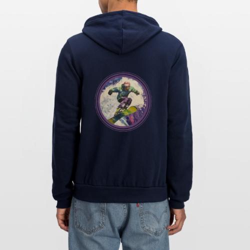 Snowboarding Soul - Unisex Full Zip Hoodie