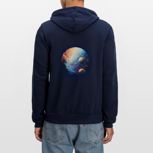 Nebula of Planets - Unisex Full Zip Hoodie