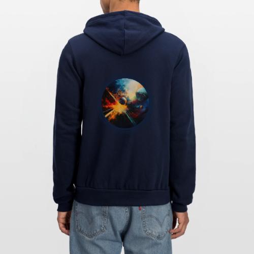 Planets in Turmoil - Unisex Full Zip Hoodie